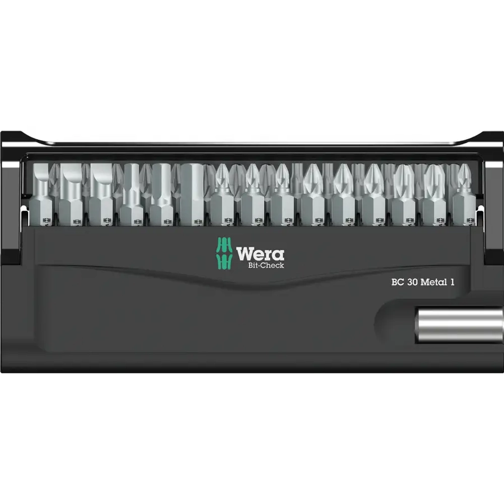 Набор бит Bit-Check 30 Metal 1 SB WERA 05057440001