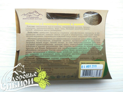 Мочалка для умывания с золотым корнем и мумие (для зрелой кожи), 60 гр