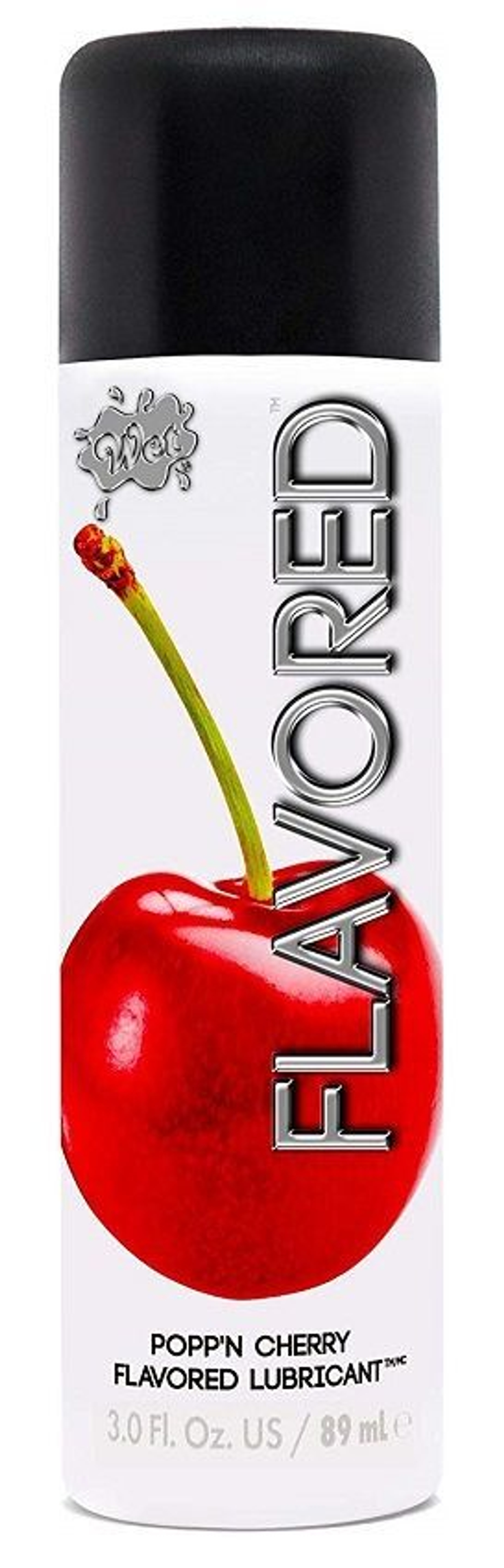 Лубрикант Wet Flavored Popp N Cherry с ароматом вишни - 89 мл.