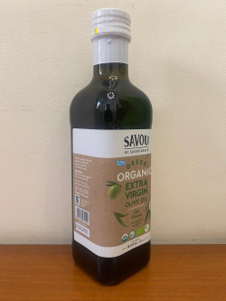 Оливковое масло EXTRA VIRGIN OLIVE OIL SAVOU Organic Bio 500мл, ж/б, Греция