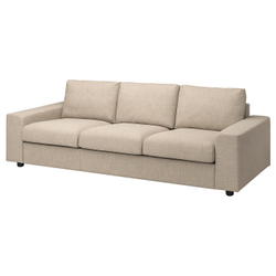 IKEA VIMLE  (ИКЕА ВИМЛЕ)  -  Чехол на диван 3-местный с широкими подлокотниками - Хилларед бежевый