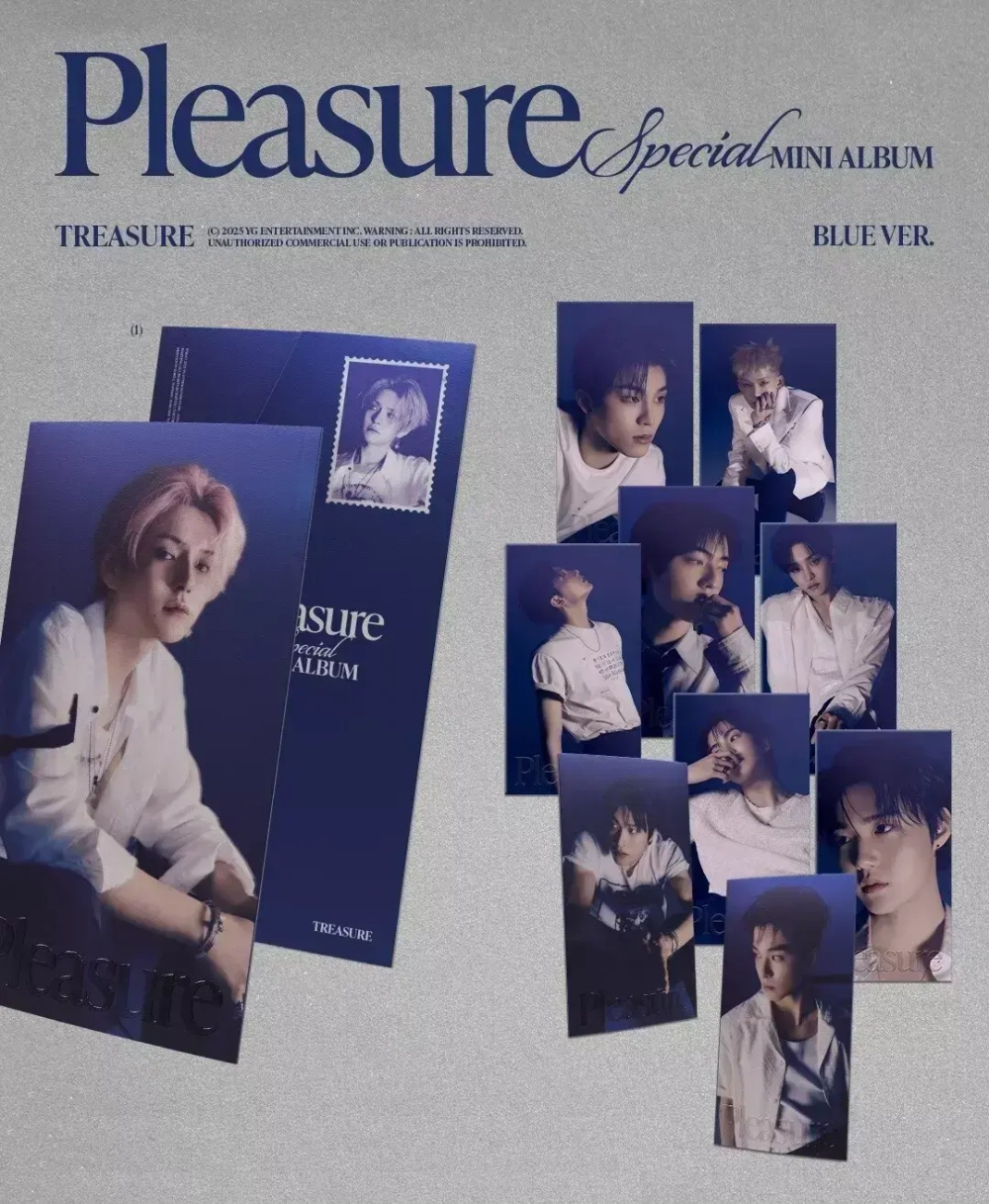 Альбом TREASURE - PLEASURE [Blue ver.] (Асахи)