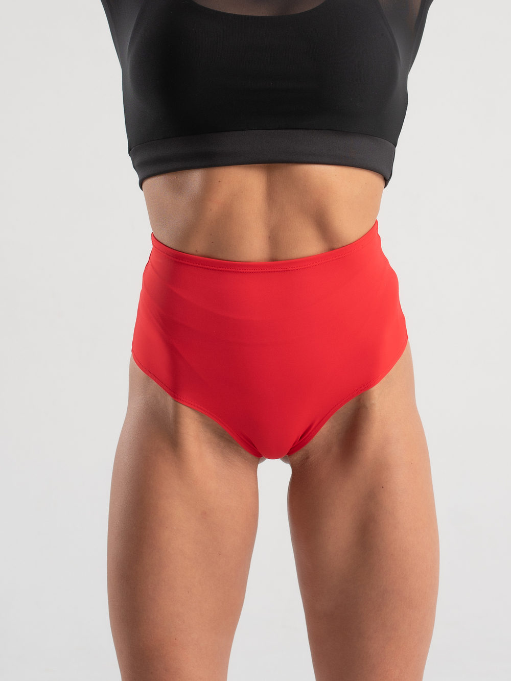 Pin Up Style Shorts, Red