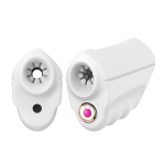 Белый вибромастурбатор Silicone Toys Mini Masturbator Mastic USK-M02