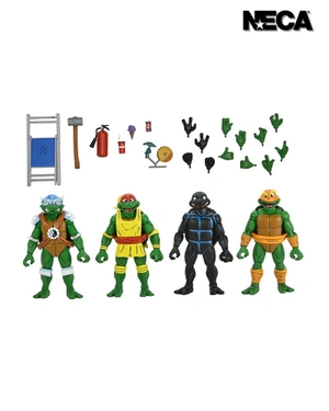Фигурка NECA (Archie Comics) TMNT: Stump Wrestling Turtles (4-Pack)