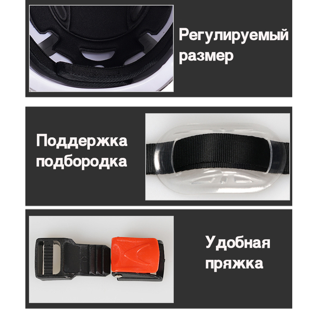 Шлем полузакрытый для электросамоката, мопеда