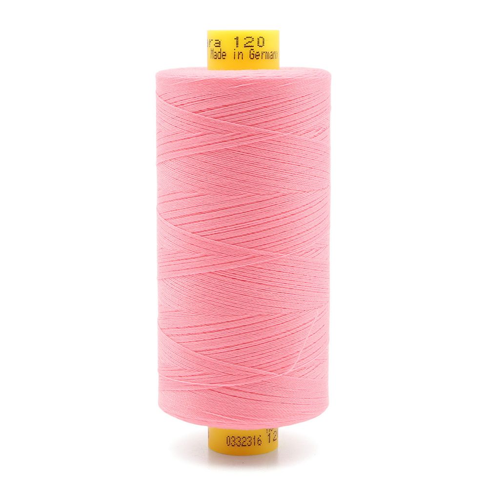 Нитка Gutermann Mara 120 (1000 метров), 1 кат., универсальная | 758 розовый