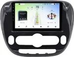 Магнитола для KIA Soul 2 2014-2019 (климат, рамка глянцевая) - Teyes CC4L-DTS монитор 9" IPS, Android 14, Быстрая, Snapdragon 662, CarPlay, 4G SIM-слот