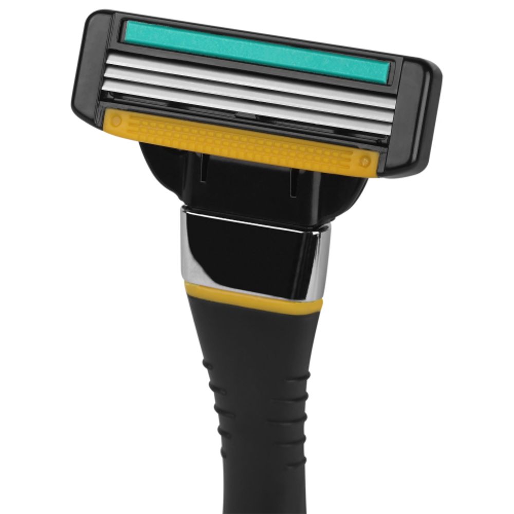 Бритвенная система Kodak Ultra Premium Razor 3 Starter мужская серебро/черный 3 лезвия 1 сменная кассета | Kodak