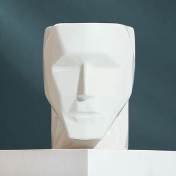Кружка «Голова», белая, 500 мл