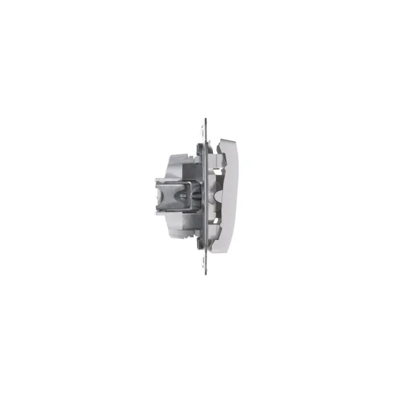 Выключатель двухклавишный Systeme Electric Glossa Белый GSL000151