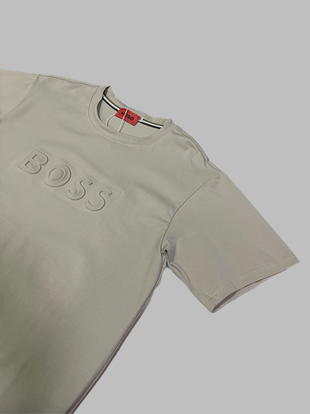 Футболка Hugo Boss #82157 (беж.)