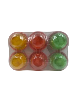 Фруктовое желе с кусочками фруктов , Round Jelly