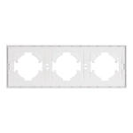 Рамка пластиковая FRM-TENDO-SFPL-3-WH (Arlight, -)