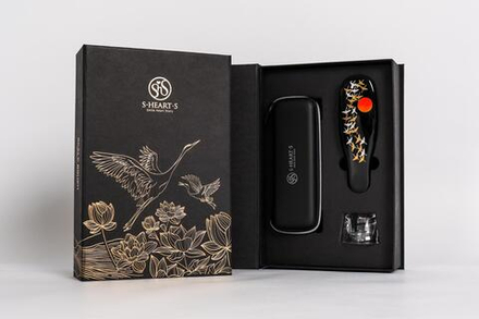 S-HEART-S Подарочный набор с расческой Scalp Brush MAKIE LIMITED EDITION (Цвет:Черный)