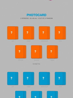 Альбом TEMPEST - SHINING UP 2nd Mini Album 2 Version SET