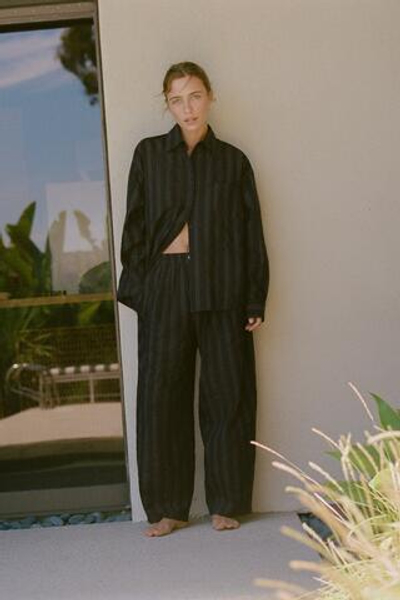 БРЮКИ В ПИЖАМНОМ СТИЛЕ В ПОЛОСКУ — ZARA