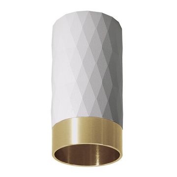Накладной точечный светильник GU10 A5658PL-1WH белый/золото Fang Arte lamp