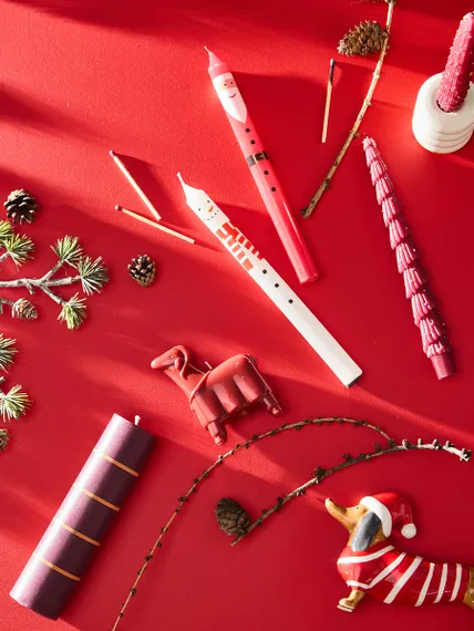 Подсвечник новогодний Такса из коллекции new year essential, 20х4,6х11,5 см.