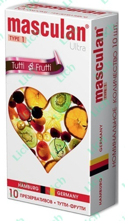 Презервативы Masculan Ultra Тутти-Фрутти (Tutti-Frutti)