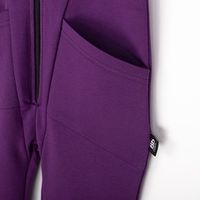 Ромпер на молнии с длинными штанинами "Bb team purple"
