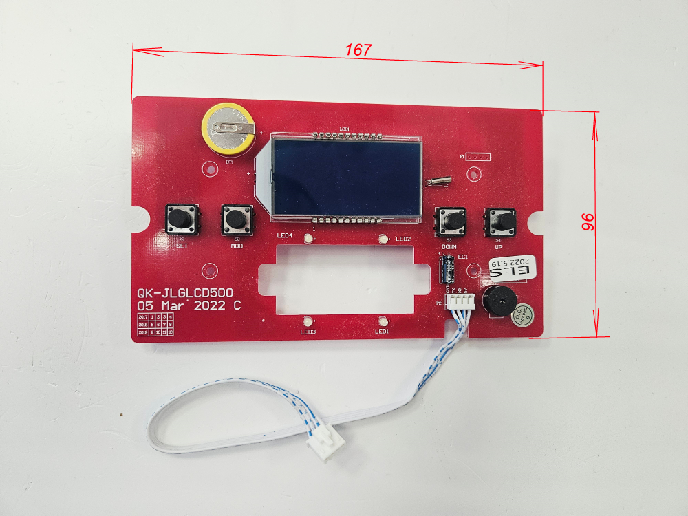 Плата модуля индикации GB-LCD001 (плата дисплея) для ARDERIA серия B/D/S/SB/SF/BF (с 05.2019г.в.) (арт. D22013.0636-203С)