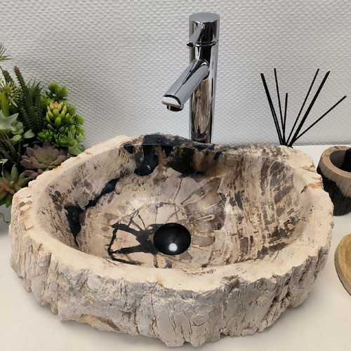 Раковина из окаменелого дерева Fossil Basin OD-02132 (54*34*16 см)