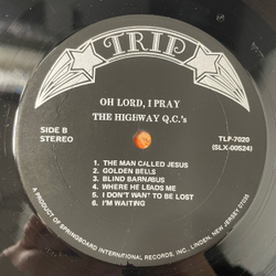 Винтажная виниловая пластинка LP The Highway QC Oh Lord I Pray (США 1962) Госпел