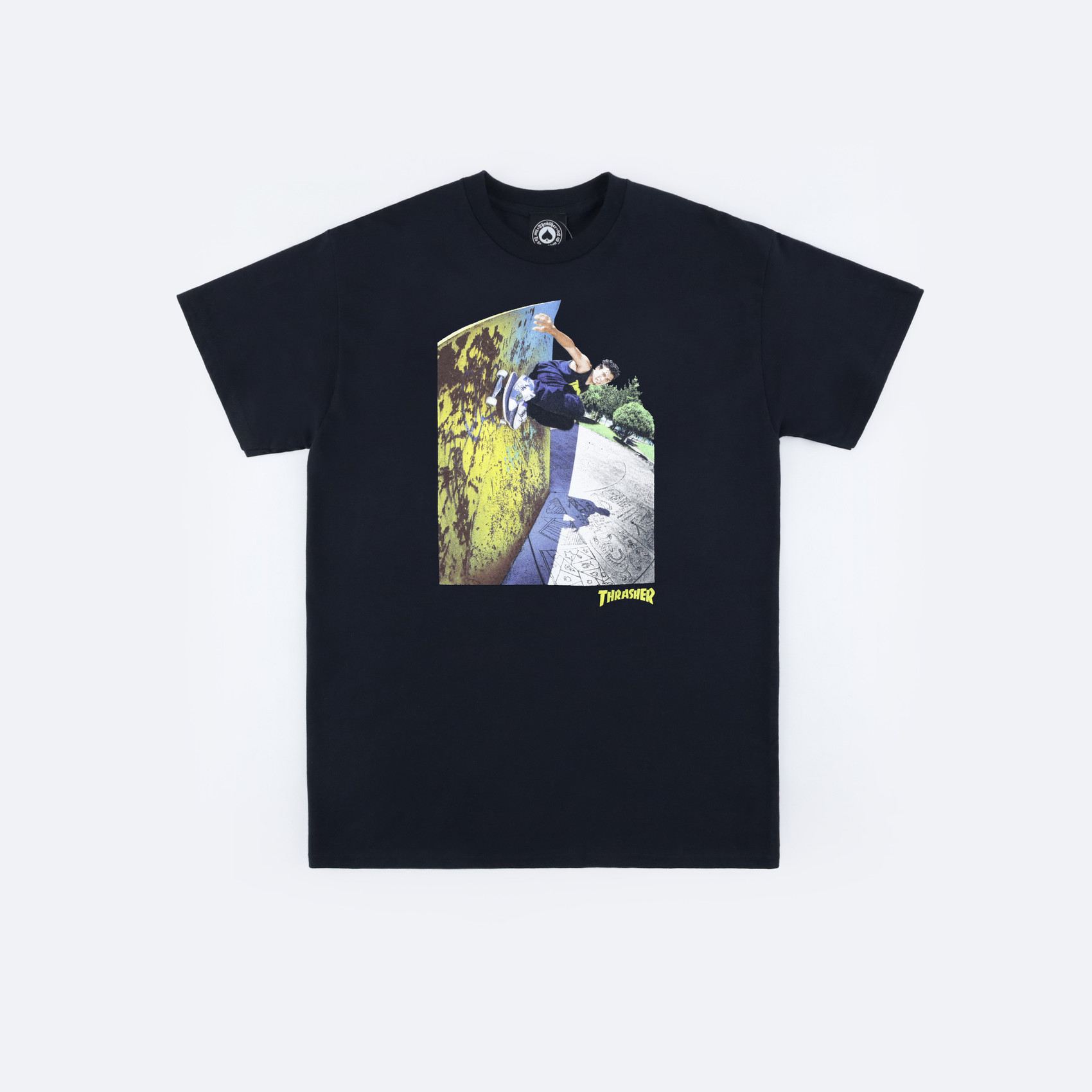 Футболка Thrasher Mic-E Wallride T-Shirt (black) артикул: - купить в магазине Дайс