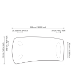 Обеденный стол Dining Table Bergman S арт.117345