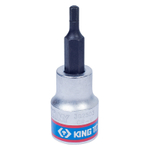 KING TONY (302503) Насадка (бита) торцевая 3/8", L = 50 мм, HEX, 3 мм