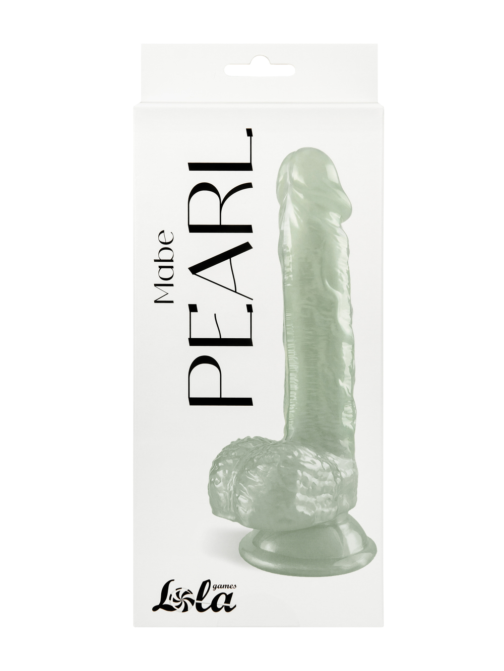 Перламутровый дилдо Mabe Pearl Белый