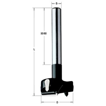 Сверло чашечное HM 30x90 Z=2+2 S=10x60 RH CMT 512.300.11
