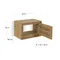 Тумба для ванной из массива тика Taciana 60 x 40 см