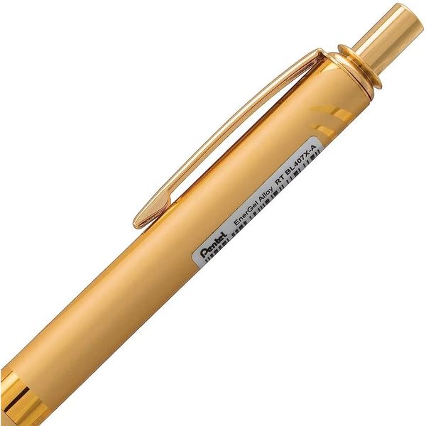 Ручка гелевая Energel Metal ⌀0.7 мм, TB цвет чернил: синий, Pentel BL407CX TB
