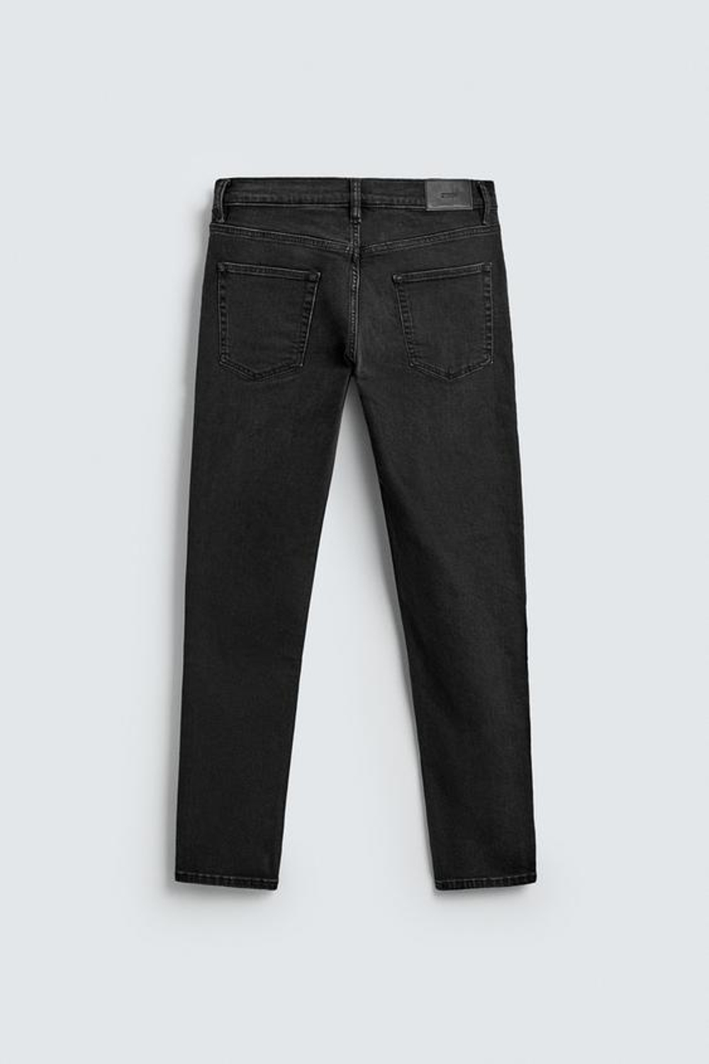ZARA БАЗОВЫЕ ДЖИНСЫ SLIM FIT, УГОЛЬНЫЙ
