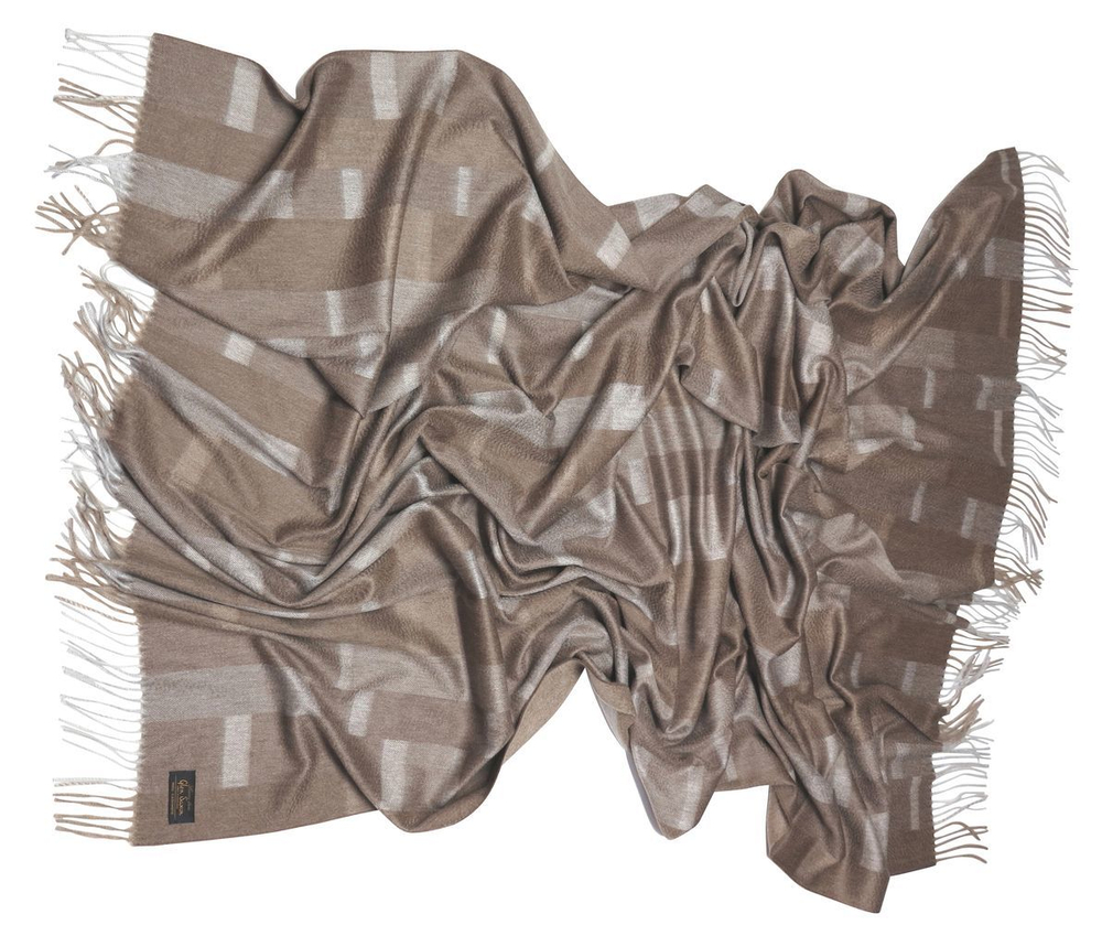 Плед 130х180 Glen Saxon Eccentric Mink