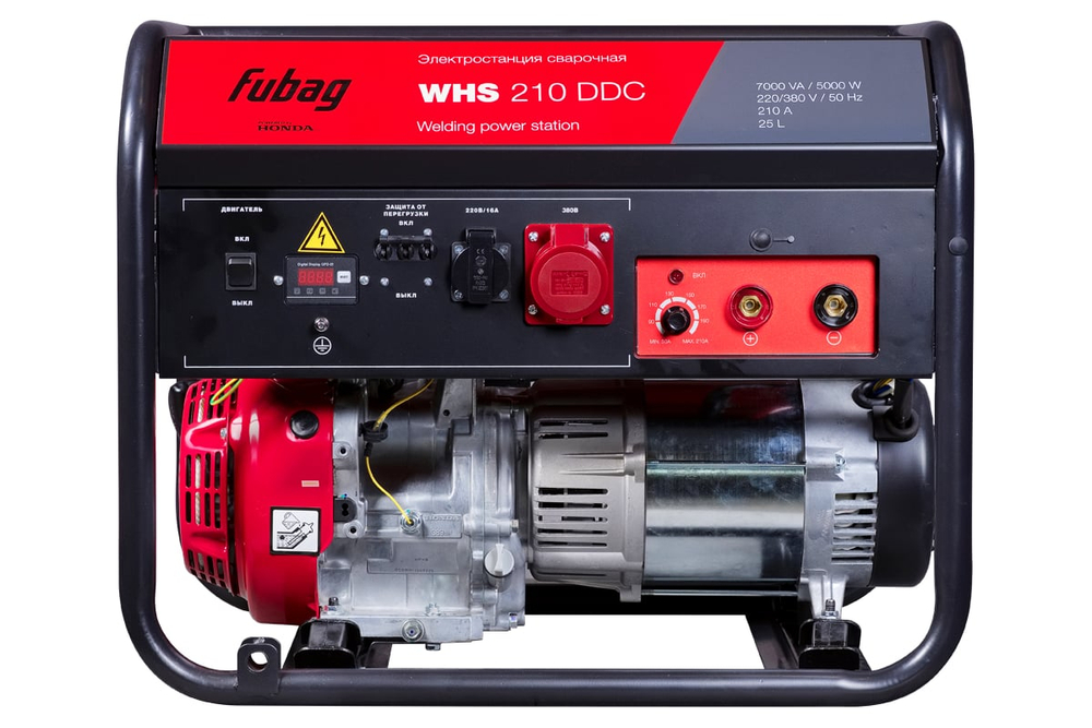 Электростанция сварочная WHS 210 DDC (Honda_380-220В) бензиновая