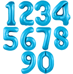 Цифры (102см) голубые