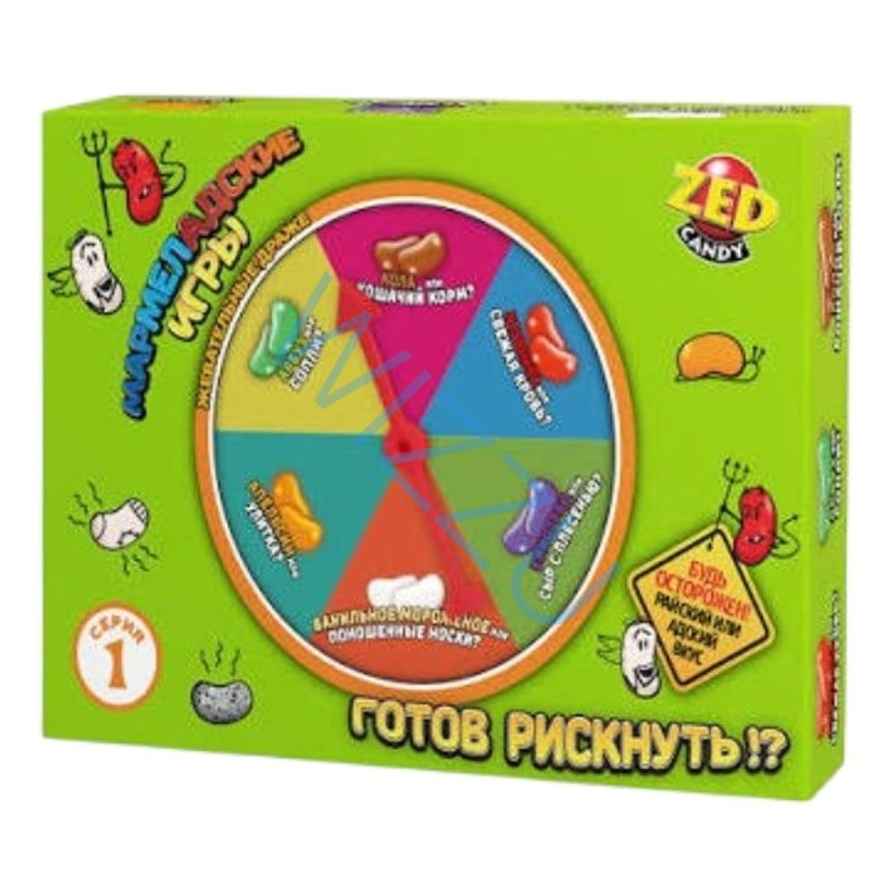 МАРМЕЛАДСКИЕ ИГРЫ набор 1 серия, блок 1 шт. (120г х 24)