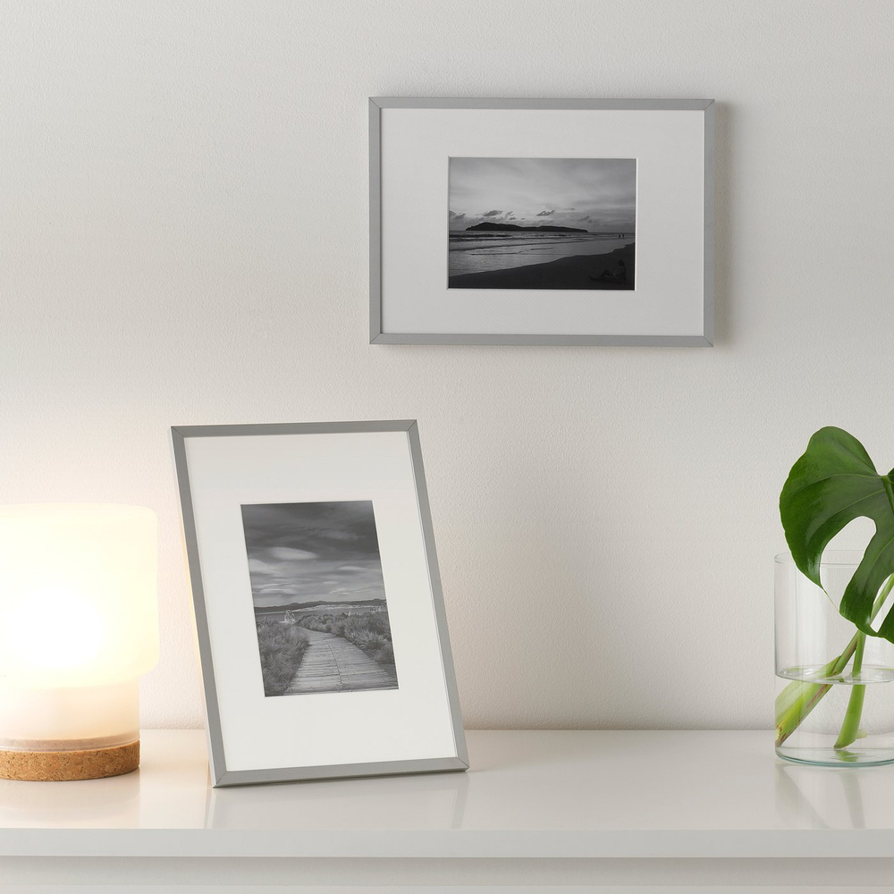 IKEA LOMVIKEN  (ИКЕА ЛОМВИКЕН)  -  Рамка - алюминий 21x30 см