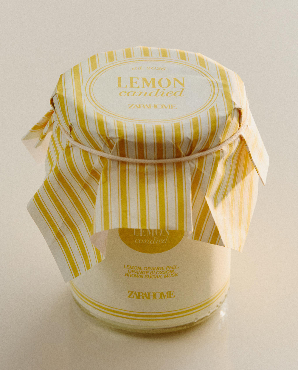 Свеча ароматическая Lemon Candied 130 г Zara Home, фото 9