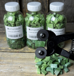 упаковка с зелёной смальтой Smaltbottle-MOSS 400 г | ArtWorker