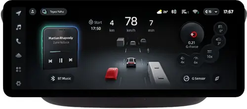 Магнитола для Hyundai Solaris 2 2017-2022 / Solaris HS (без штатной КЗВ, рамка черная матовая) - Teyes CC4PRO монитор 12.3" 2K QLED + рамка 9, Android 13, Быстрейшая, Snapdragon 778G, ИИ, CarPlay, DSP, 4G SIM-слот