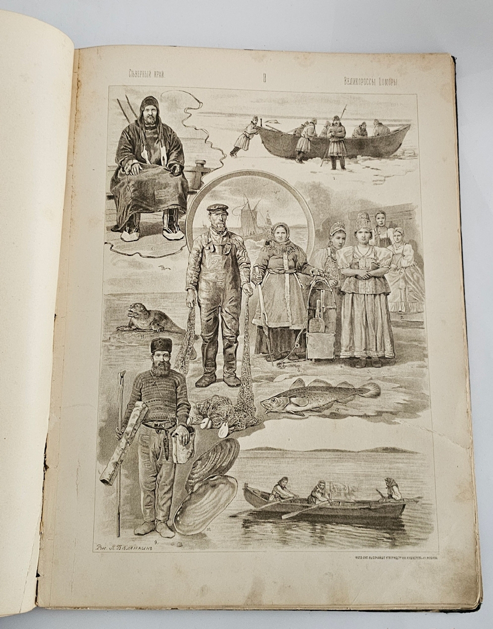 "Русские народы : Наброски пером и карандашом". 1894г.