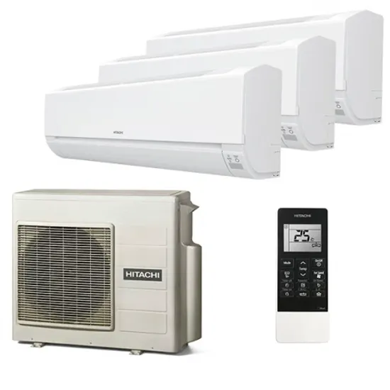 Мультисплит система на 3 комнаты Hitachi RAK-18REF + RAK-25REF + RAK-35REF / RAM-53NE3F