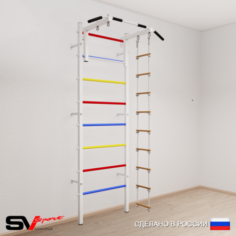 Шведская стенка Sv Sport усиленная 611 (Турник стандарт/Лестница)