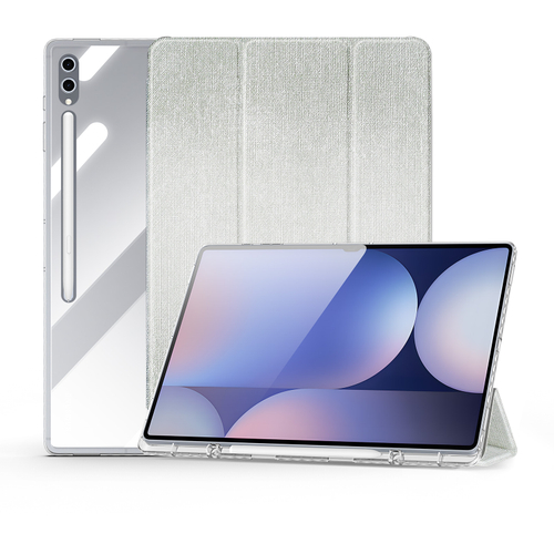 Чехол книжка зеленого цвета от Dux Ducis для Samsung Galaxy Tab S9 Ultra, Tab S10 Ultra и Tab S8 Ultra, серия Unid Series Case