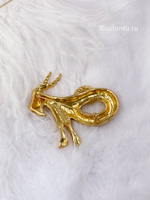Брошь Скиап. в виде знака зодиака "Козерог"
