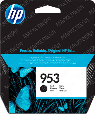 Картридж HP 953 (L0S58AE) для OfficeJet Pro 7720/7730/7740/8210/8218/8730 черный (0.9K)